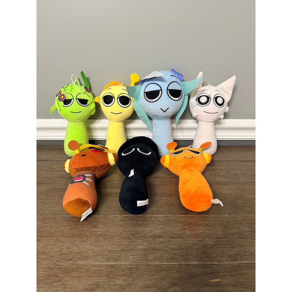 Incredibox Sprunki Gaming Plush Lot of 7